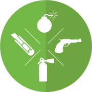 security and weapons - course icon