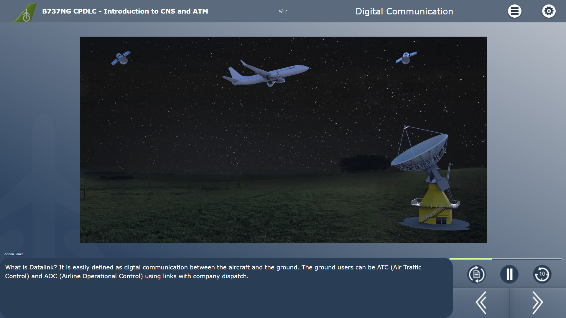 CPDLC (B737NG) - digital communication