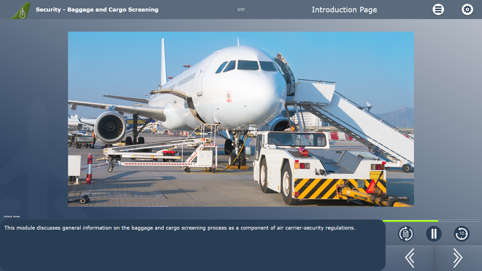aviation security - baggage and cargo screening intro