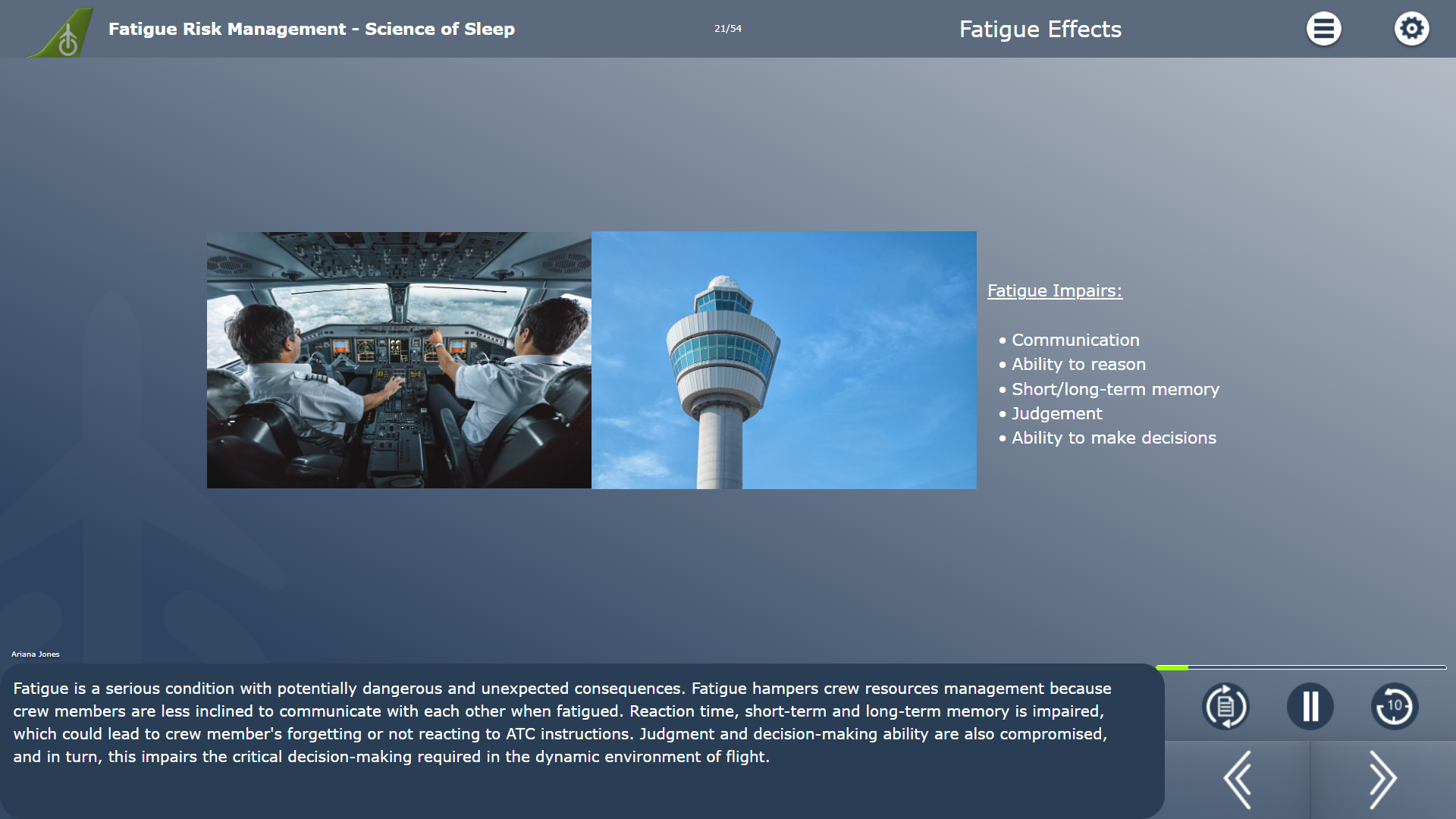 fatigue - effects