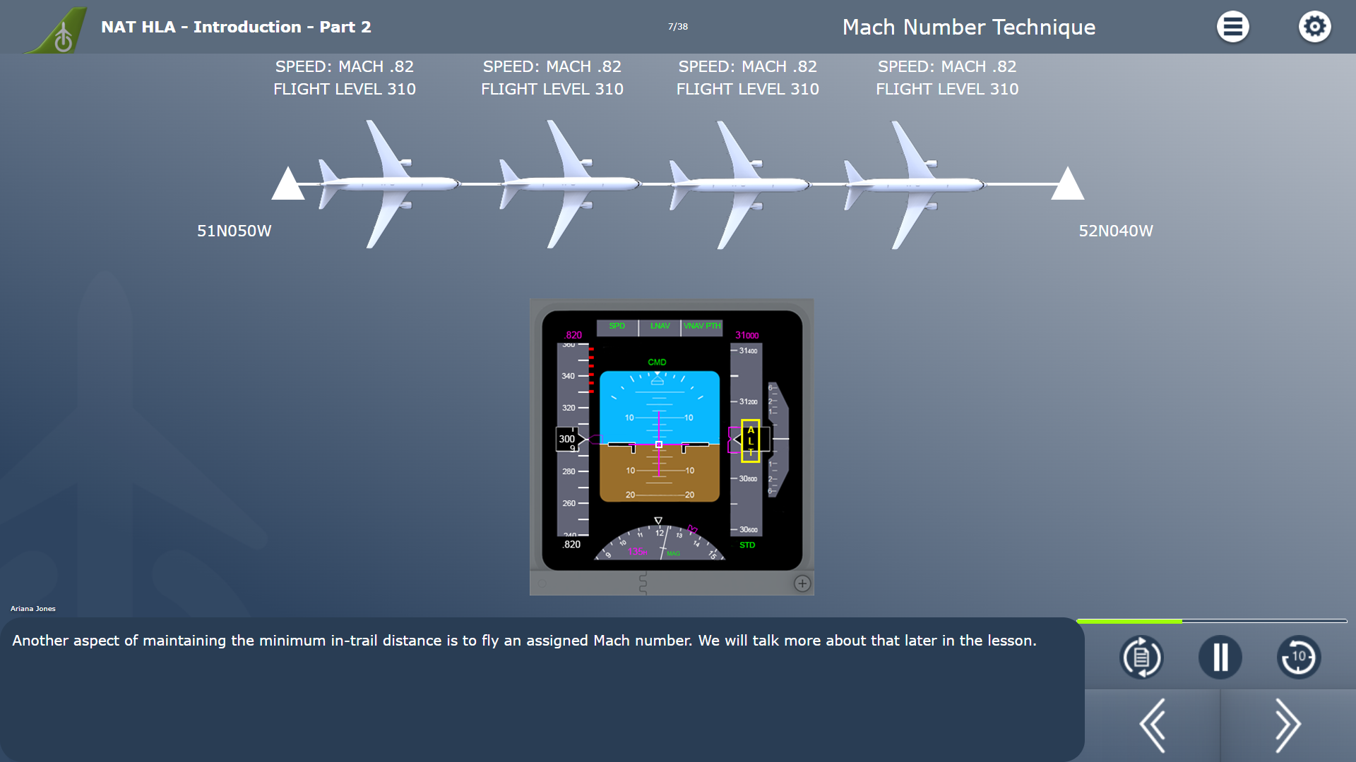 nat hla - mach number technique
