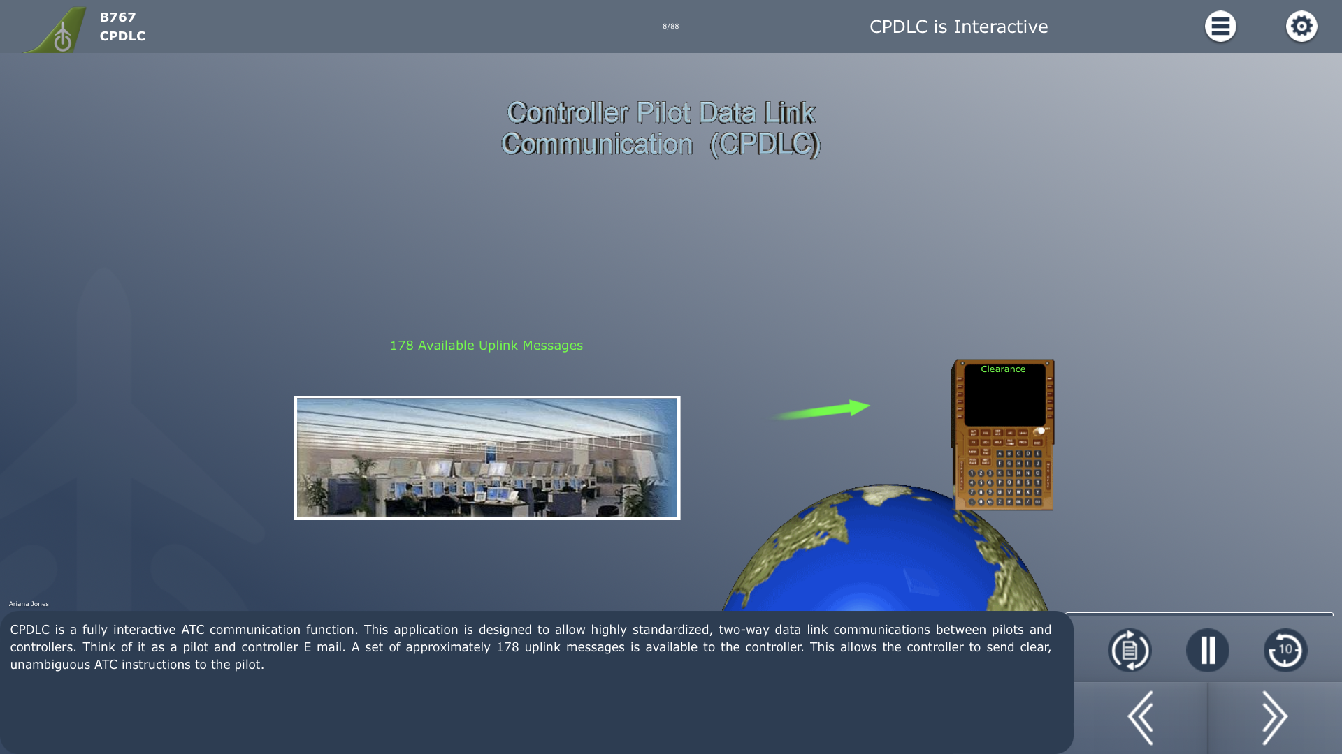 CPDLC Interactivity
