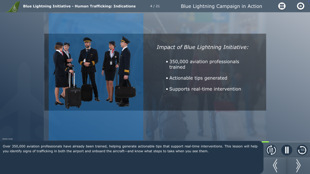 Blue Lightning Campaign in action